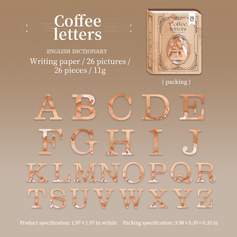 D Lettres de café