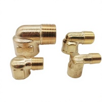Coude de raccordement haute pression en laiton (MIP X FIP) pour applications routières, technique de fonderie durable, pour gaz, huile, cuivre
