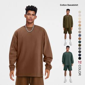 AK99 Wholesale High Quality Heavyweight 100 Cotton Blank Custom Long Sleeve <b>T</b>-<b>shirts</b> - Product Image 1