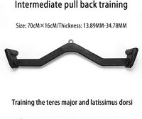 Gym à domicile Fitness aviron t-bar v-bar poulie câble Machine pièces jointes barre de traction dos musculation poignée poignées