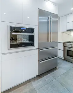 Design moderno pronto per assemblare mobili set completi in acciaio inox armadi da cucina modulare per la vendita