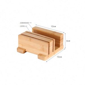 Porte-couteau en bambou Porte-couteau multifonctionnel pour usage domestique - Product Image 4