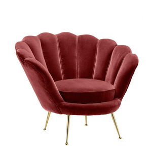<span class=keywords><strong>Fauteuil</strong></span> d'appoint en velours nordique, <span class=keywords><strong>fauteuil</strong></span> de détente rembourré avec pieds en métal pour salon, chambre et bureau - Product Image 3