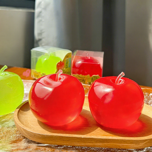 Juguete Blandito Transparente de Manzana, No Rebotante, Maleable, con Relleno de Vaselina, para Aliviar el Estrés - Product Image 1