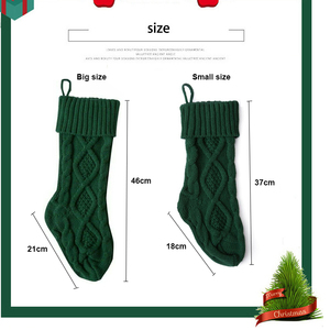 Nhà Máy Bán Buôn Tùy Chỉnh Cây Giáng Sinh Trang Trí Lớn Giáng Sinh <span class=keywords><strong>Stocking</strong></span> Tay Đan Hot Bán Giáng Sinh Vớ Trang Trí Trẻ Em - Product Image 6