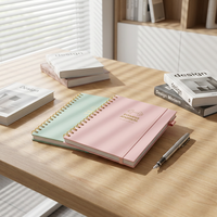 Nouveau carnet à spirale en gros, journal de fitness épais avec logo personnalisé, agenda quotidien professionnel simple pour le bureau