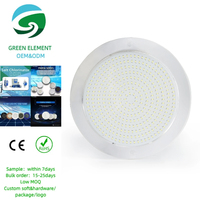 Projecteur LED PAR 56 pour piscine, en plastique GR, étanche IP68, à montage en surface, 12V DC/AC, 25W/35W/45W, SMD, RGB dimmable, 2700K