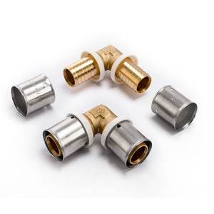 Conectores de Compresión <span class=keywords><strong>Efield</strong></span> PEX Al PEX, Adaptador Recto de Latón, Conectores de Tubería de Latón y Cobre - Product Image 1