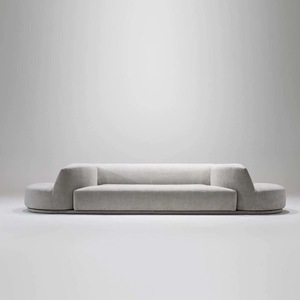 Canapé italien minimaliste Meubles de salon Canapé quatre places moderne et créatif Canapé pivotant à deux côtés en tissu - Product Image 1