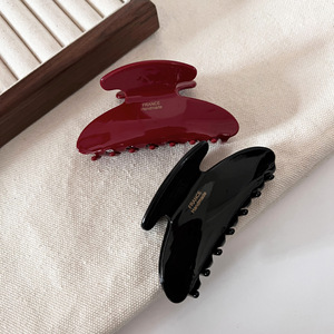 Dowell Hàn Quốc mùa thu mùa đông đen đỏ cong pháp Vàng nhãn vuốt tóc - Product Image 2