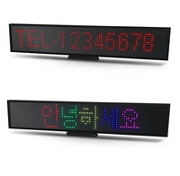 Panneau d'affichage LED à défilement programmable couleur unique P7.62 panneau d'affichage LED à matrice de points extérieure