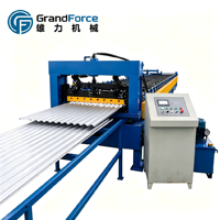 Machine de formage à froid de panneaux de toiture IBR personnalisés à grande vitesse pour une ligne de production complète de toitures de bâtiments en structure acier