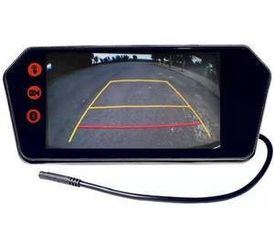 7 אינץ rearview מירור רכב צג usb MP5 מגע מסך