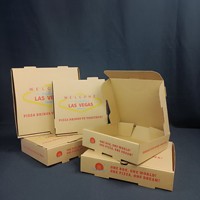 Scatola per Pizza in Cartone Ondulato da 2mm SP3206 di Alta Qualità, Personalizzabile con Logo Progettato in Fabbrica, Multi-misura per Imballaggio Alimentare