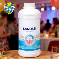 SANOSSI Bain de bouche portable antibactérien sans alcool 1L Bouteille cylindrique Modèle X-07 Professionnel OEM Privé