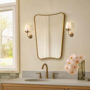 Lámpara de Pared Rústica de Latón Antiguo Simig Lighting <span class=keywords><strong>Huxley</strong></span>, Aplique de Hierro Forjado Botánico - Product Image 5