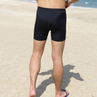 Shorts de bain pour hommes résistants au chlore UPF 50, extensibles dans 4 directions, séchage rapide, écologiques, en Spandex/Nylon, pour la course, sérigraphiés