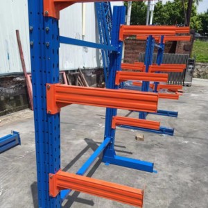 HongYun Heavy Duty <strong>Steel</strong> Cantilever Warehouse Rack Double-Sided Layout Powder Coated Surface Corrosion-Resistant Anti-Rust - Product Image 5