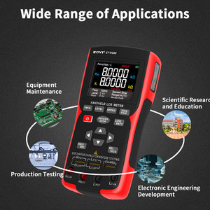 Ponte <span class=keywords><strong>LCR</strong></span> Digitale Portatile ZOYI ZT-DQ02 Tester di Resistenza Interna della Batteria con Funzioni di Misura di Capacità e Induttanza Elettrica - Product Image 6
