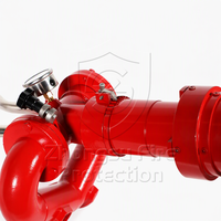 Équipement industriel de lutte contre l'incendie ZHONGSU, canon à mousse manuel à haut débit pour entrepôts et usines chimiques