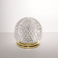 Lampe de bureau flexible 5W blanc chaud, commande tactile, lampe de table décorative de luxe pour hôtel, restaurant, chambre, emballage personnalisé, vente en gros