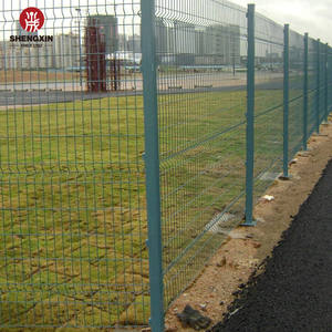 Clôture en treillis vert revêtu de Pvc, dispositif de sécurité en fil soudage électrique - Product Image 3