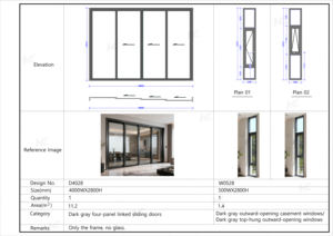 ホテルダイニング使用ハリケーンダブルUPVCプラスチックビニールケースフレンチモダンデザイン<span class=keywords><strong>PVC</strong></span>ドアインテリア - Product Image 5