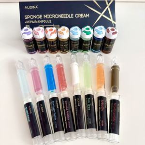 Set de Crema con Microagujas de Esponja <span class=keywords><strong>Y</strong></span> + Ampolla Reparadora GHK CU, Microagujas para Cicatrices de Acné, Manchas Oscuras <span class=keywords><strong>y</strong></span> Arrugas, Set de Microcristales de Esponja - Product Image 1