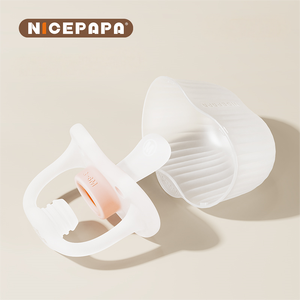 Gran oferta 2024, chupete de bebé de doble uso para dormir bien, estado de ánimo calmante, regalo para bebé recién nacido con clip para pacificar 0-3 <span class=keywords><strong>boca</strong></span> - Product Image 1