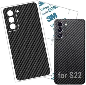 Pelindung Layar Belakang untuk Samsung S22 Ultra Plus Stiker Serat Karbon untuk Galaxy S22 + Film Pelindung S 22 Lapisan Belakang Ultra