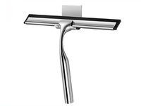 Racloir en acier inoxydable pour le nettoyage des vitres Racloir à eau en silicone Plastique en caoutchouc ménager pour nettoyer les salles de bain