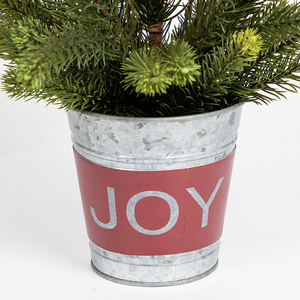 Co-Arts Arbre de Noël de table de 18 pouces avec décorations de Noël et pot - Product Image 3