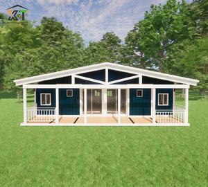 40FT*2 Assemblati <span class=keywords><strong>insieme</strong></span> per creare un ampio spazio 144 ㎡   Casa Prefabbricata Tipo Granny Flat, Casa Minuscola Pieghevole, Case Container Espandibili Prefabbricate - Product Image 3