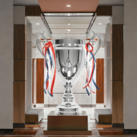 Trophée Métallique Élégant Personnalisable par Gravure et Impression UV pour Événements Sportifs, Scolaires et Corporatifs – Design de Haute Qualité, Portable pour les Récompenses