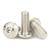 Boulons de Machine en acier au carbone OEM C1035 C1045 SCM435 nickelé à six pans creux ISO7380