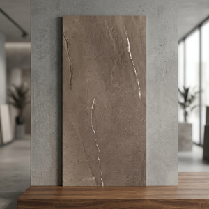 Velencia Brown Full Body Porcelain Tiles 600x1200mm <b>Matte</b> Rough Surface <b>Floor</b> Wall Tiles - Product Image 1