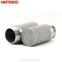Boîtier de capteur HENGKO IP66 en acier inoxydable 316L fritté, protection de sonde pour la surveillance environnementale des éoliennes offshore