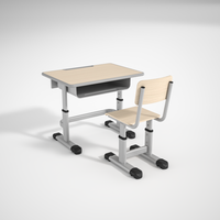 Ensembles de bureaux et de chaises de classe pour les écoles publiques mongoles