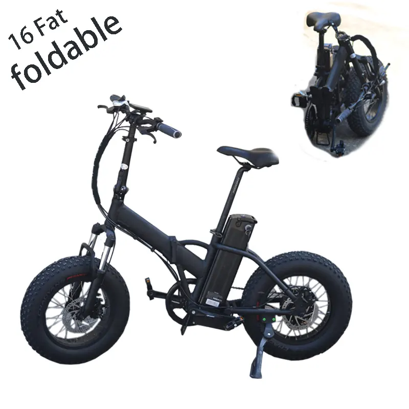 Mini vélo électrique Fat 16*4.0, petit vélo électrique Fat, vélo pliable 16