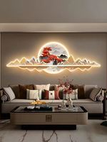Tableau Lumineux LED de Luxe Moderne, Art Paysager Familial pour Décoration Murale de Salon Chambre, Motif Nature Morte Élégant sur Papier