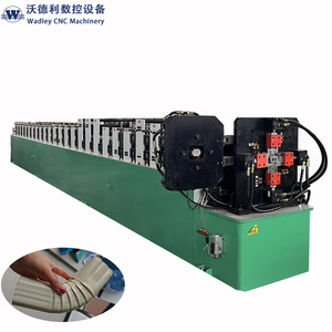 High Speed Automatic Colored Steel Rain Gutter & Downspout Elbow Forming Machine PLC Controlled Vodley Brand - Product Image 2