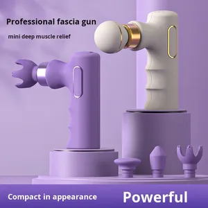 Mini pistola de masaje muscular profundo de cuerpo completo con logotipo personalizado de vibración pequeña para aliviar el dolor profesional para hombres y mujeres atletas - Product Image 3