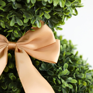 Ensemble de 2 arbres topiaires en faux buis, plante artificielle en forme de lapin avec nœud pour la décoration de la véranda, du jardin <span class=keywords><strong>extérieur</strong></span> et des mariages - Product Image 3