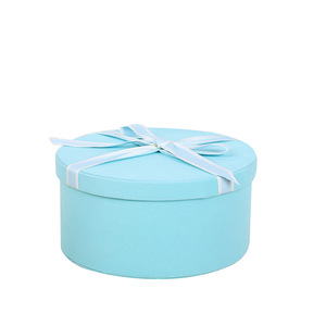 Luxuriöse Runde Geschenkverpackung aus Samt und Karton – Groß – für Valentinstag, Muttertag, Brautjungfern – Samt-Geschenkbox - Product Image 3