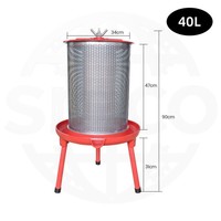 Industriële Fruit-En Groentesapmachine 20l 40l 90l Hydropress Roestvrijstalen Appelwijn-En Ciderpersmachine