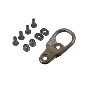 Kit adaptador de eslinga de aluminio ligero de alta resistencia, 35g, negro, anticorrosión, duradero, de liberación rápida, accesorios para caza y exteriores - Product Image 5