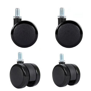 2-Zoll-Möbelrollen 50-mm-Bürostuhl PU-Lenkrad Langlebiges 2-Zoll-Rollen rad - Product Image 1