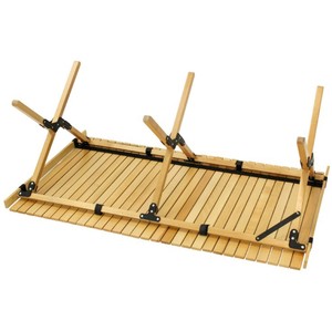 Table et chaise pliante portable, pratique <span class=keywords><strong>en</strong></span> <span class=keywords><strong>bois</strong></span> massif, pour l'extérieur, le <span class=keywords><strong>camping</strong></span>, le patio, le pique-nique, le barbecue et la conduite - Product Image 3