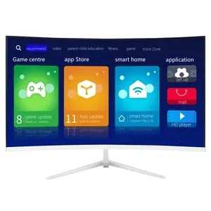 32 Inch Monitor With Vga For Pc Full High Definition Curved Screen Lcd Led Gaming Monitor PC