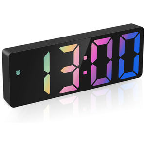 Reloj Despertador Digital LED Personalizado, Relojes Espejo, Reloj Despertador LED Eléctrico Inteligente para el Hogar - Product Image 1